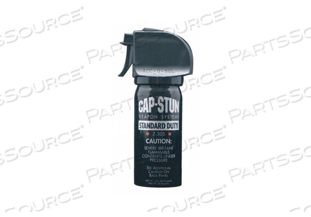 OEM#: Z-305PEPPER SPRAY BLACK 1 OZ. 4.4 IN H by Cap-Stun
