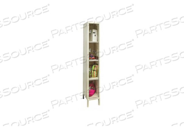 OEM#: USVP1228-4PTBOX LOCKR CLRVIEW 1 WIDE 4 TIER TAN by Hallowell