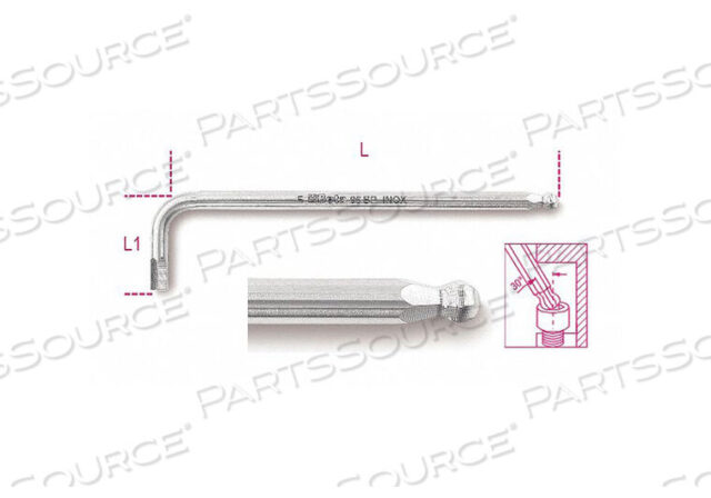 OEM#: 96BP INOXBALL END HEX KEY TIP SIZE 3/16 IN. by Beta