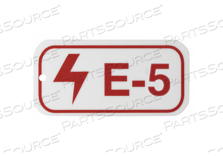 OEM#: 105683LOCKOUT TAG 1-1/2 H X 3 W 1/8 HOLE SZ by Brady Americas