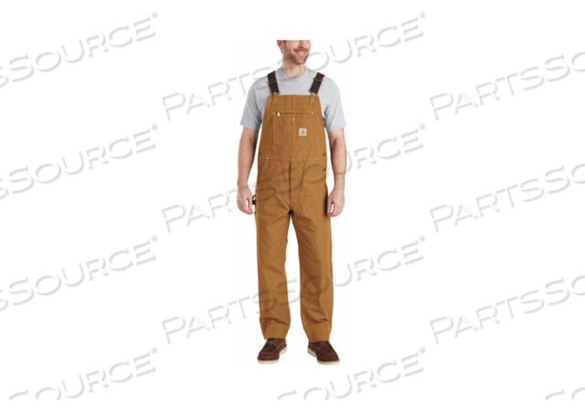 OEM#: 102776-211-40X34BIB OVERALLS 40 WAIST SZ 34 INSEAM BRN by Carhartt