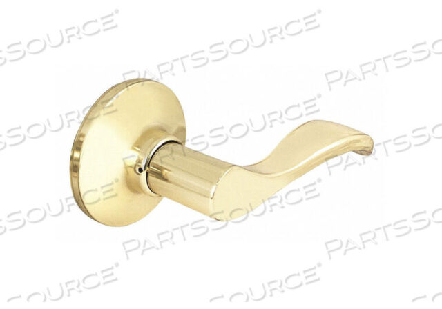 OEM#: WLRH0503BOXLEVER LOCKSET POLISHED BRASS WAVE STYLE by Master Lock