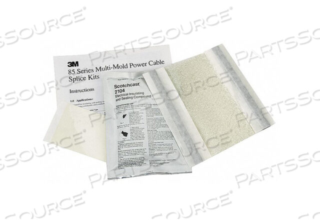 OEM#: 85-10MULTI-MOLD RESIN SPLICE KIT, - 4 AWG, SINGLE/MULTI-CONDUCTOR CONFIGURATION, 1000V, RESIN by 3M Healthcare