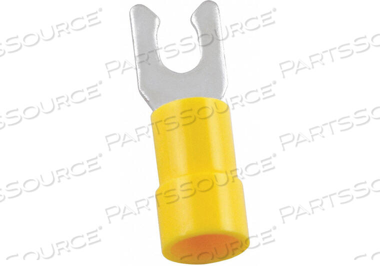 OEM#: 4FRD7FORK TERMINL LOCKNG #10 STUD YELLOW PK50 by Power First