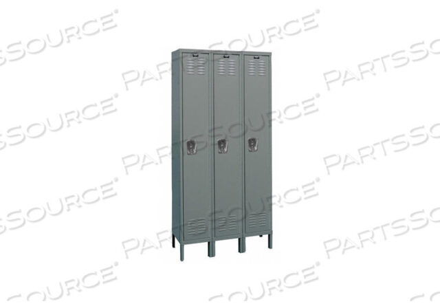 OEM#: U3228-1HGG7194 WARDROBE LOCKER LVRD 3 WIDE 1 TIER GRAY by Hallowell