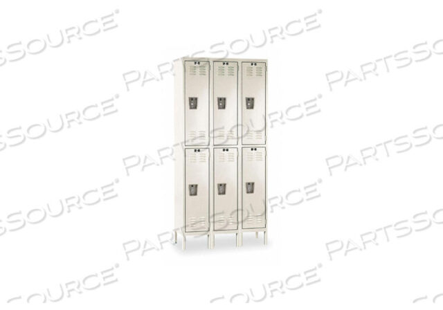 OEM#: U3228-2G-A-PTWRDRB LOCKR LVRD 3 WIDE 2 TIER TAN by Hallowell
