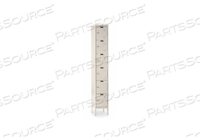 OEM#: U1228-6A-PTE1562 BOX LOCKR LVRED 1 WIDE 6 TIER TAN by Hallowell