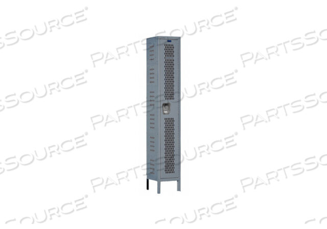 OEM#: U1588-1HV-A-HGWRDRB LOCKR VENT 1 WIDE 1 TIER GRAY by Hallowell