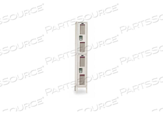 OEM#: USV1288-2A-PTWRDRB LOCKR CLRVIEW 1 WD 2 TIER TAN by Hallowell