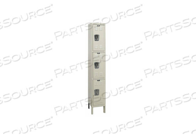OEM#: U1258-3G-PTWRDRB LOCKR LVRD 1 WIDE 3 TIER TAN by Hallowell