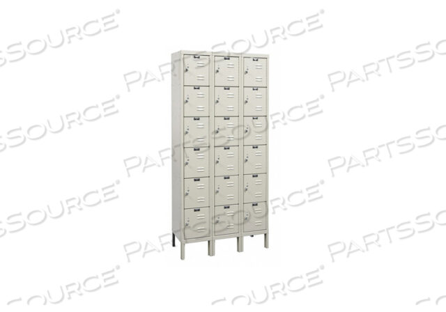 OEM#: U3258-6G-PTBOX LOCKR LVRED 3 WIDE 6 TIER TAN by Hallowell