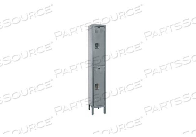 OEM#: U1226-2A-HGG3760 WARDROBE LOCKER LVRD 1 WIDE 2 TIER GRAY by Hallowell
