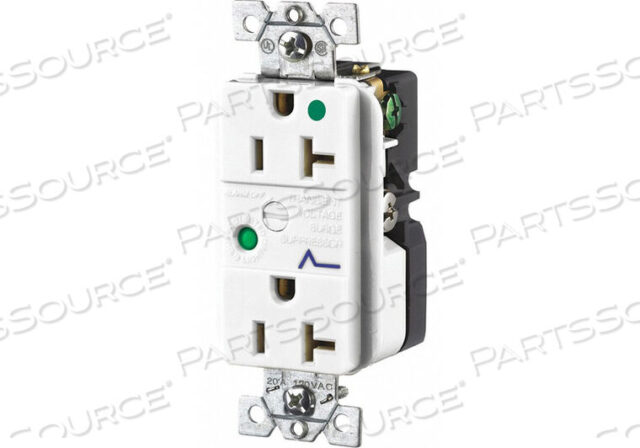 OEM#: SP83WARECEPTACLE WHITE 20A AUDIBLE ALARM NYLON by Hubbell Power Systems