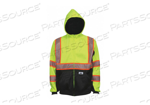 HOODED SWEATSHIRT LIME M SZ
