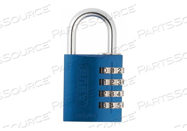 OEM#: 145/40 BLUECOMBINATION PADLOCK 1 4/5IN RECTGLE BLUE by Abus