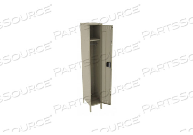 OEM#: STK-121872-1SDWARDROBE LOCKER LVRD 1 WIDE 1 TIER SAND by Tennsco Corp.