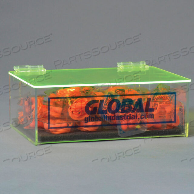 OEM#: GLADTCACRYLIC SAFETY PPE DISPENSER, COMPACT WITH COVER AND PAD by National Marker Company
