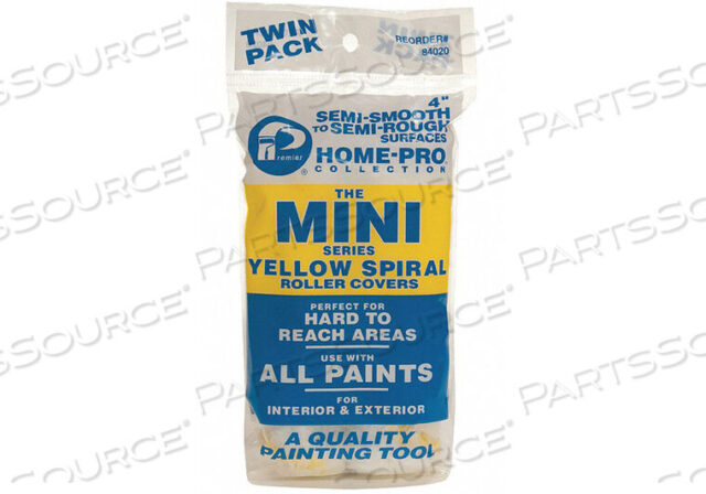 OEM#: 84020MINI PAINT ROLLER COVER 4 1/2 NAP PK2 by Premier