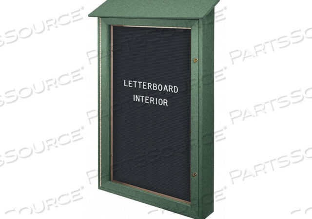 OEM#: UVSD5438LB-WOODGRNENCLOSED BULLETIN BOARD LETTER 54 X38 by United Visual Products