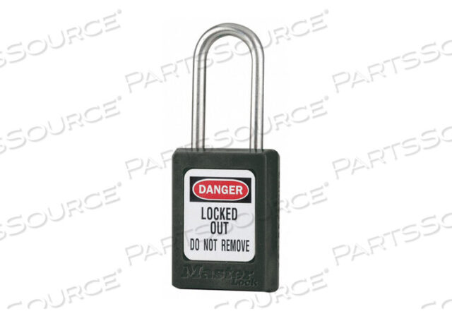 OEM#: S33KAS3BLKLOCKOUT PADLOCK KA BLACK 1-13/16 H PK3 by Master Lock