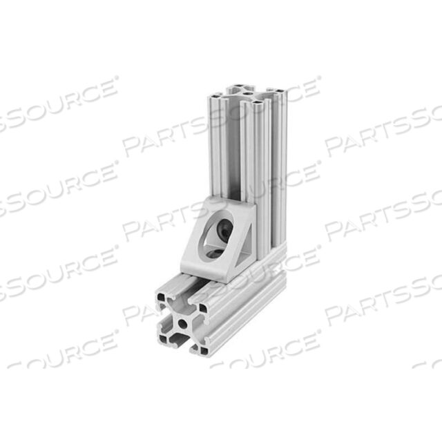 OEM#: 41322 HOLE INSIDE GUSSET CORNER BRACKET, 1W by 80/20 Inc.