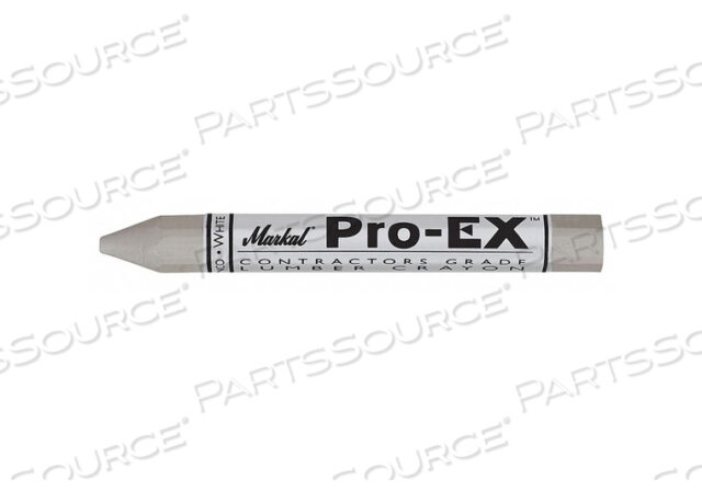 OEM#: 80380LUMBER CRAYON WHITE 1/2 SIZE PK12 by Markal