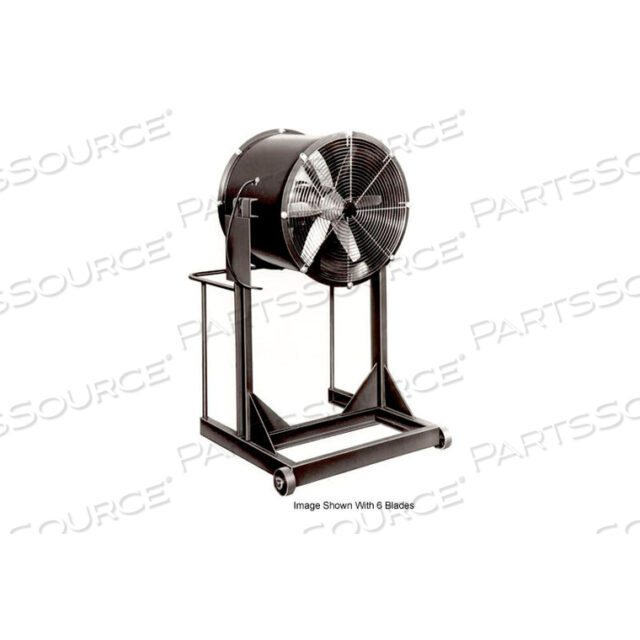 60 STEEL PROPELLER FAN WITH HIGH STAND 5 HP 43000 CFM