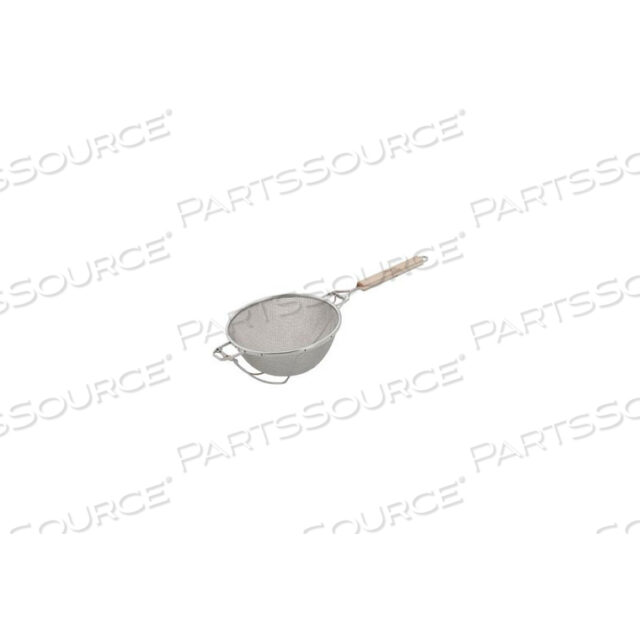 STAINLESS STEEL DOUBLE MESH STRAINER, 10 1/4 HEAVY DUTY