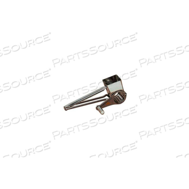 CHEESE GRATER, STAINLESS STEEL HANDLE CRANK