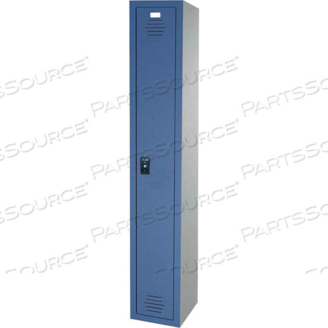 OEM#: 11-911212720 9237STORAGE SINGLE TIER 1 DOOR TRADITIONAL PLASTIC LOCKER, 12WX12DX72H, CHARCOAL, ASSEMBLED by Asi Group