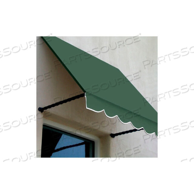 WINDOW/ENTRY AWNING 10-3/8W X 2H X 1D BLACK