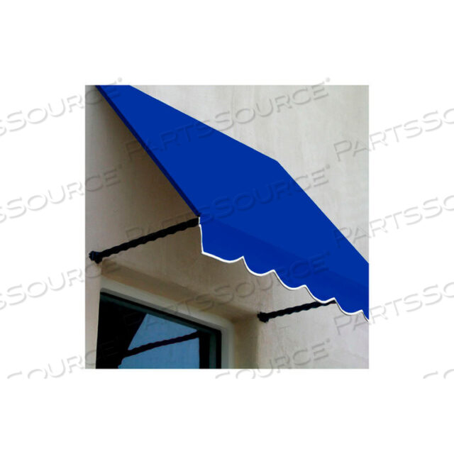 WINDOW/ENTRY AWNING 10-3/8W X 2-9/16H X 2D BRIGHT BLUE