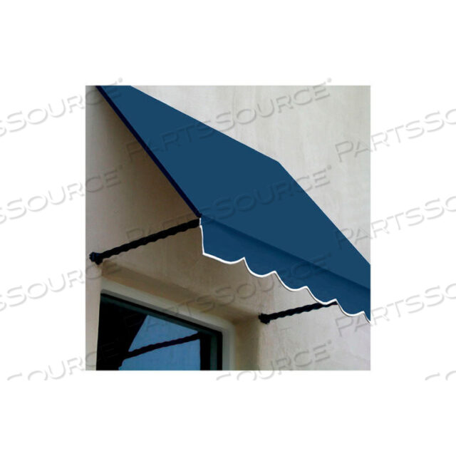 WINDOW/ENTRY AWNING 10-3/8W X 2-9/16H X 2D DUSTY BLUE