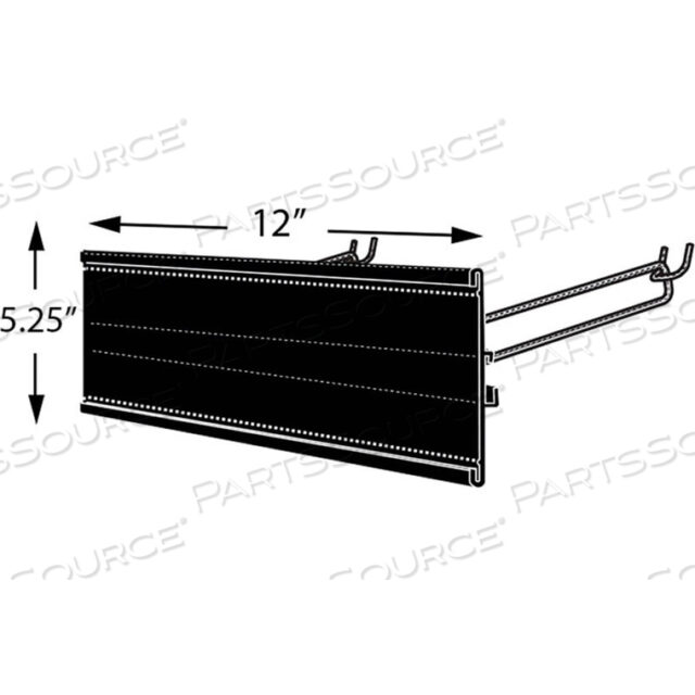 C CHANNEL, 12W X 1/4D X 5H