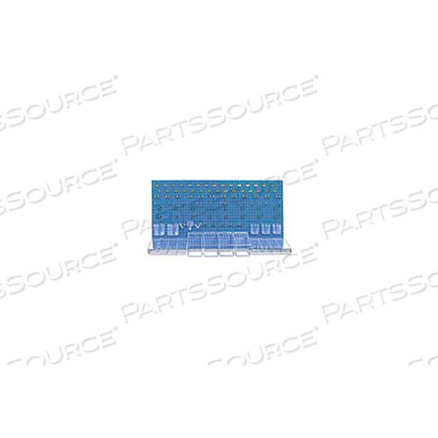 OEM#: 900988-BLUPEGBOARD ORGANIZER KIT, BLUE, 48W X 7/8D X 24H by Azar International