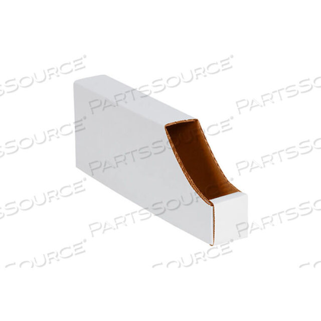 OEM#: BSBINB212SINGLE WALL STACKABLE CORRUGATED BIN BOX, 2W X 12D X 4-1/2H, OYSTER WHITE by The Packaging Wholesalers