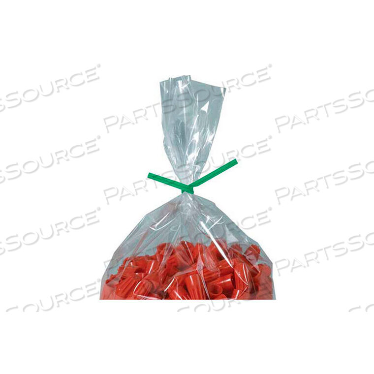 OEM#: PBT7GPAPER TWIST TIES 7 X 5/32 GREEN 2000 PACK by Box Packaging Inc