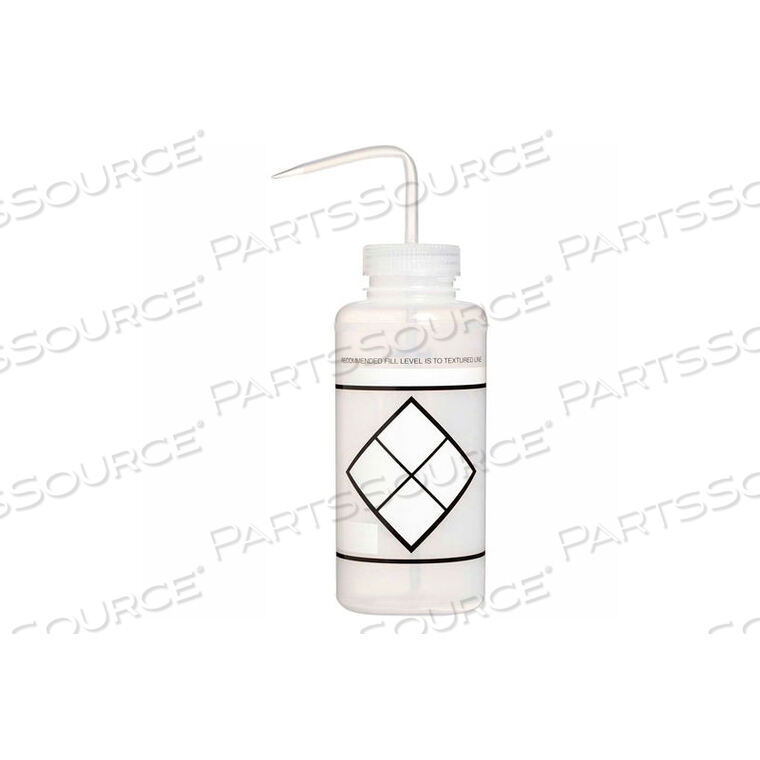 OEM#: 11646-3832LDPE WASH BOTTLES 116463832, 1000ML, WRITE ON LABEL, NATURAL CAP, WIDE MOUTH, 6/PK by Bel-Art Products
