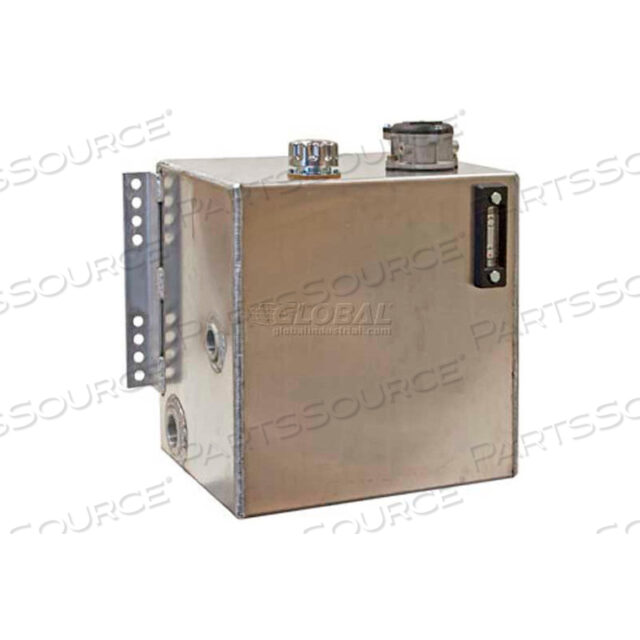 HYDRAULIC RESERVOIR W/INTERGRAL BRACKETS, 25 GAL., ALUMINUM, W/25 MICRON FILTER