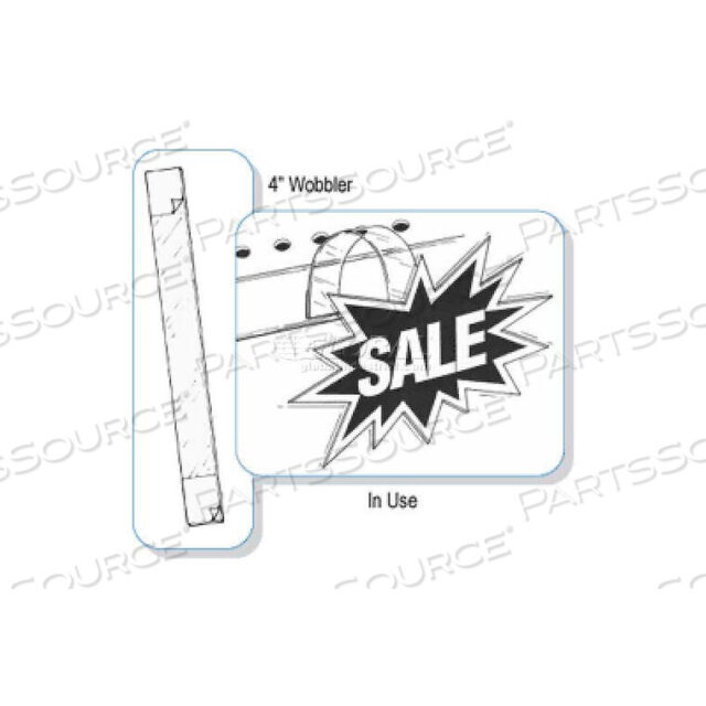 OEM#: 4060WOBBLER SIGN HOLDER, 6 by Clip Strip Corp.