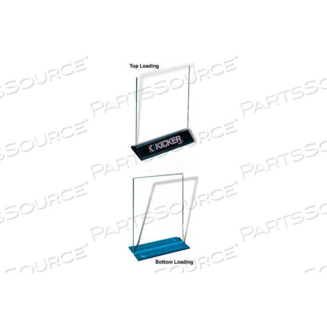 OEM#: 407T-STYLE ACRYLIC SIGNHOLDER, TOP LOADING, 8-1/2W X 11H by Clip Strip Corp.