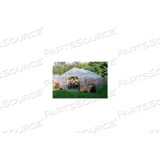 OEM#: 106314DD34X12X40 SOLAR STAR GREENHOUSE W/POLY TOP AND ENDS, DROP-DOWN SIDES by Clearspan
