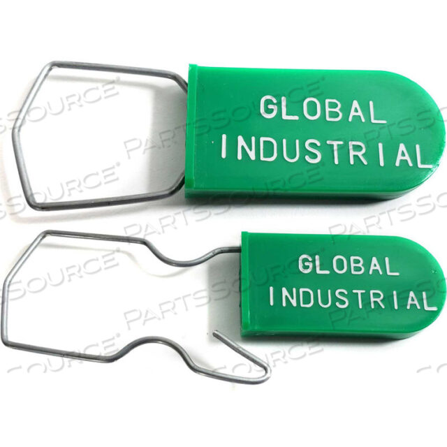 OEM#: PAD00046WIRE HASP ONE PIECE PADLOCK SEAL, GREEN, 1000/PACK by Cambridge Security Seals LLC