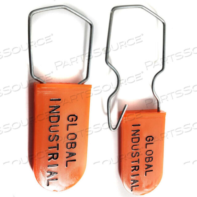 OEM#: PAD00049WIRE HASP ONE PIECE PADLOCK SEAL, ORANGE, 1000/PACK by Cambridge Security Seals LLC