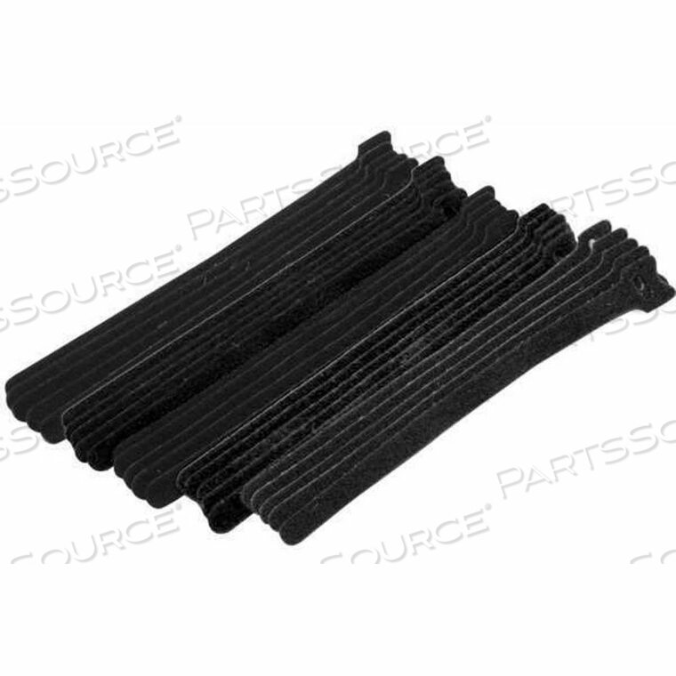 OEM#: 900-098-BKCABLE TIE, HOOK TAPE, 8L X 1/2W, BLACK, 25/PK by Eclipse Enterprises, Inc.