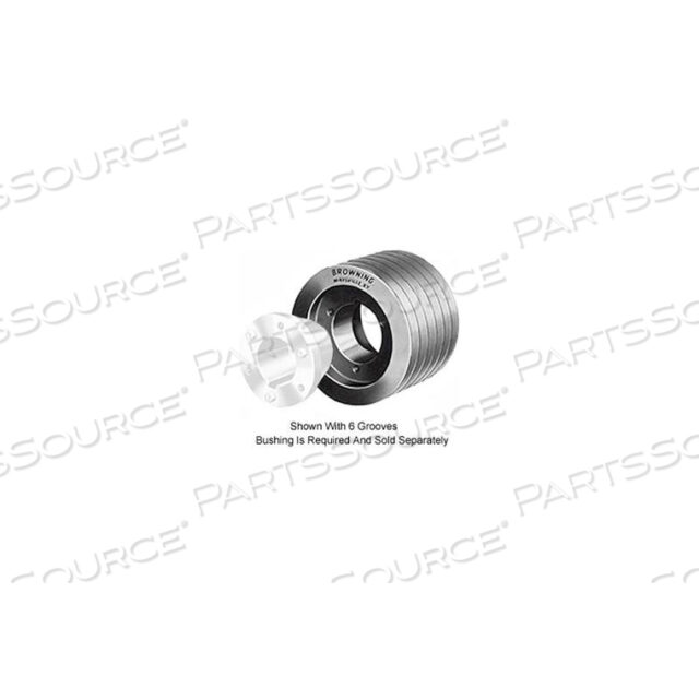 CAST IRON, 8 GROOVE, SPLIT TAPER B SHEAVE, 8B94R