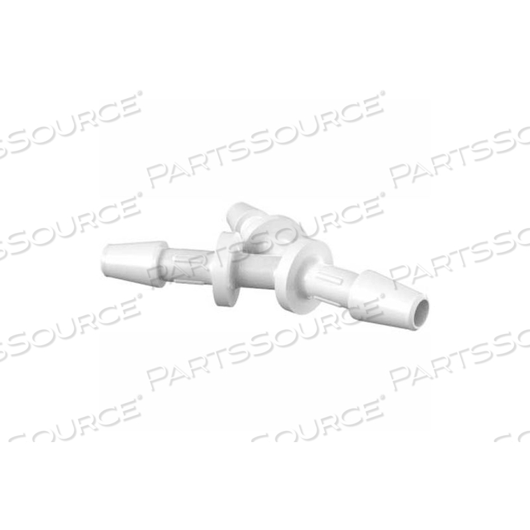 1/16 EQUAL BARBED Y-CONNECTOR, NATURAL NYLON