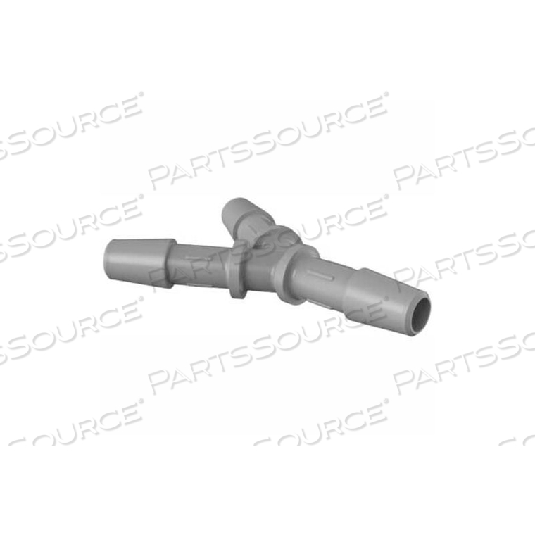 3/16 EQUAL BARBED Y-CONNECTOR, 316L STAINLESS STEEL