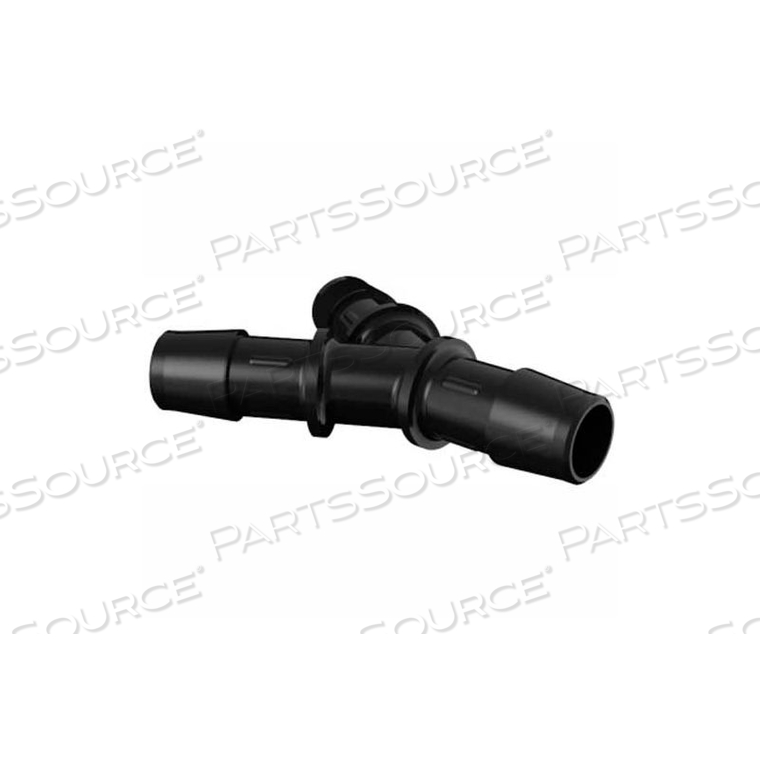 1/2 EQUAL BARBED Y-CONNECTOR, GLASS FILLED BLACK NYLON