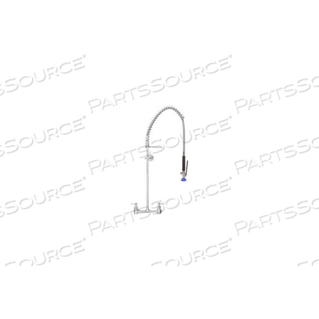 8 CENTERS BACKSPLASH PRE-RINSE UNIT, POLISHED CHROME
